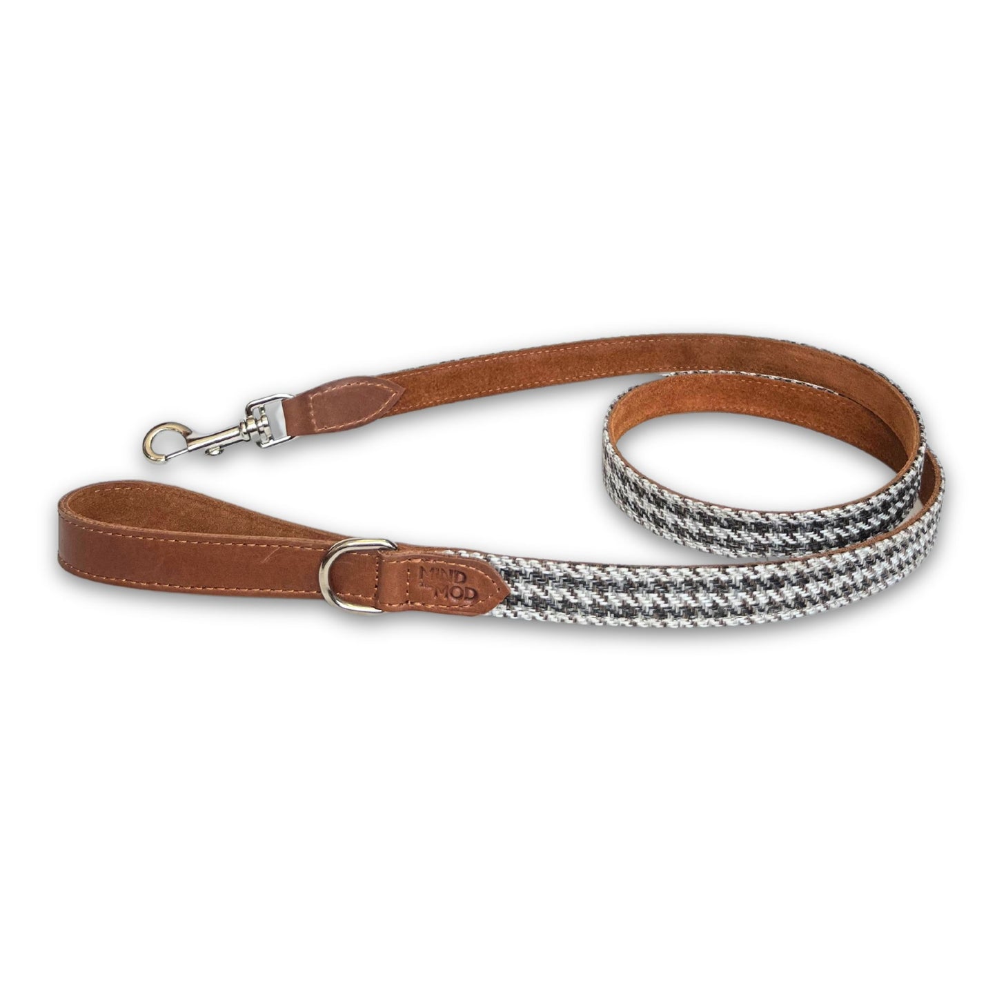 Hound’s Tooth Grey Mod Leash